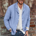 Maarten Linen Jacket with Button Front