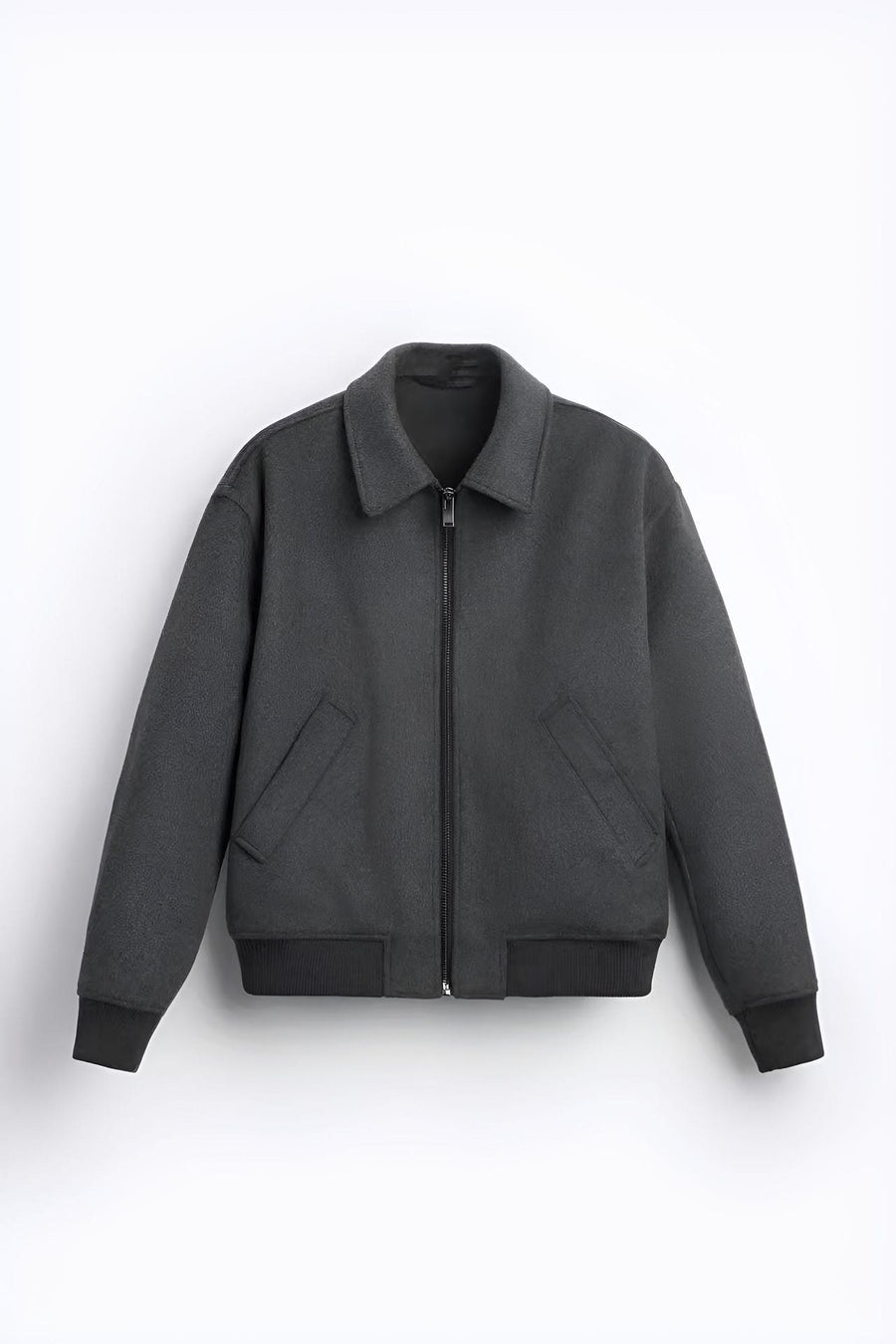 Mabel Casual Jacket in Dark Grey