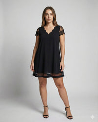 Mabel Elegant Dress in Black