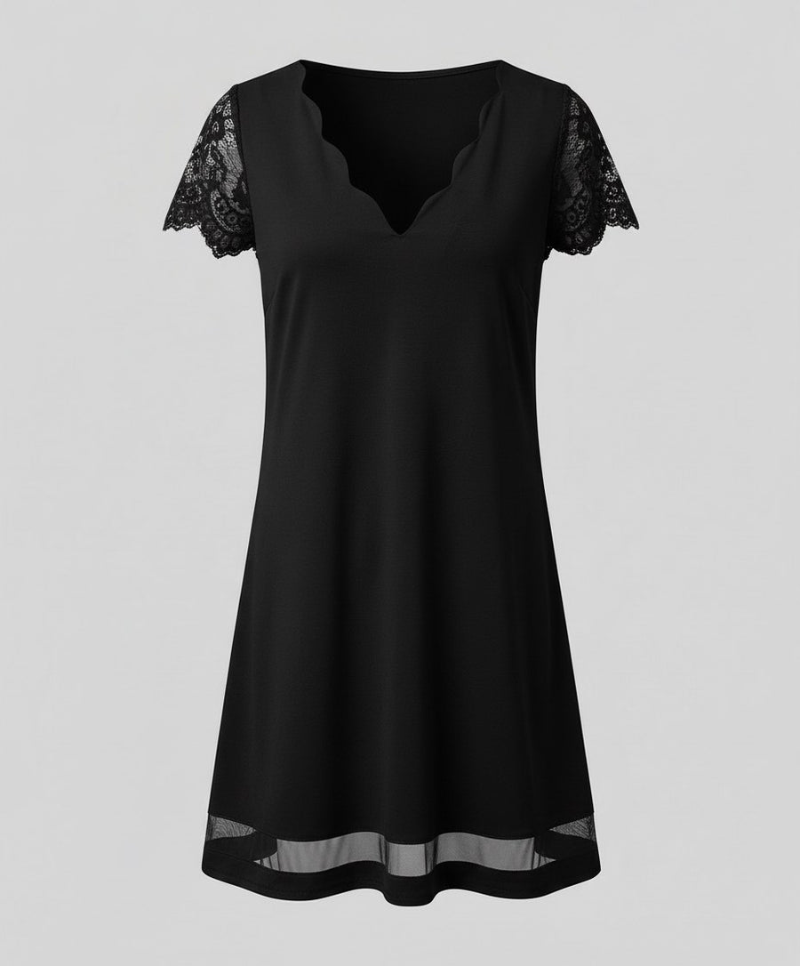 Mabel Elegant Dress in Black
