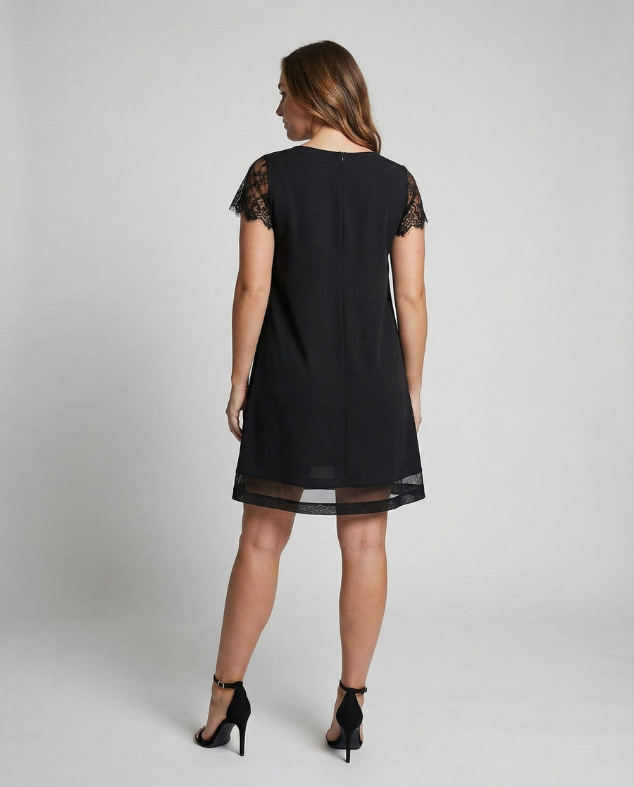 Mabel Elegant Dress in Black