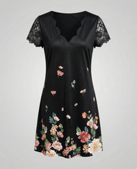 Mabel Elegant Dress in Pink Red