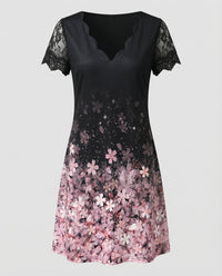 Mabel Elegant Dress in Pink