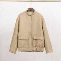 Mabel Jacket with Pockets in Gold