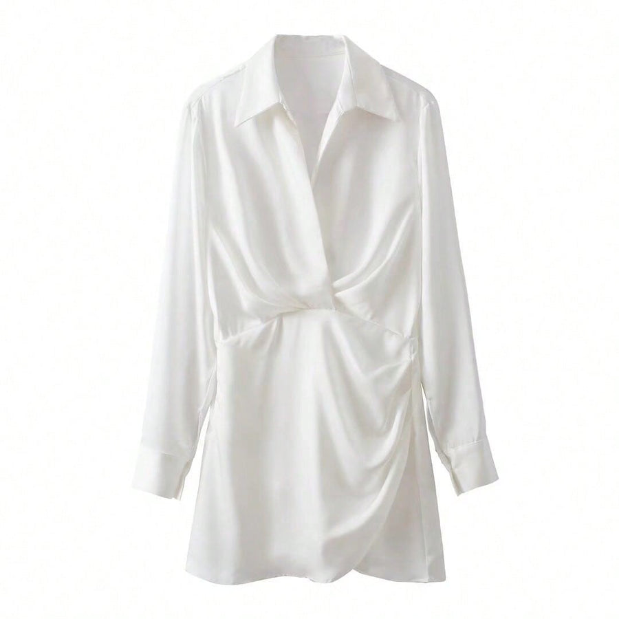 Mae Elegant Blouse in White
