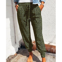 Mae Elegant Trousers with Elastic Waist in Green