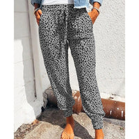 Mae Elegant Trousers with Elastic Waist in Grey