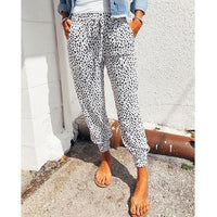 Mae Elegant Trousers with Elastic Waist in White