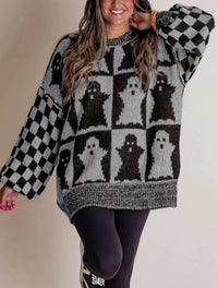 Mae Knit Sweater in Dark Grey