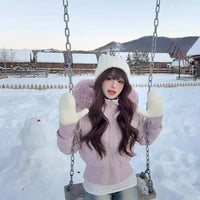 Mae Lightweight Jacket with Hood in Pink