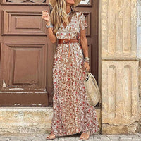 Maeve Boho Dress in Red