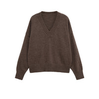 Maeve Casual Sweater with V-Neck in Wie Abgr&Bildet
