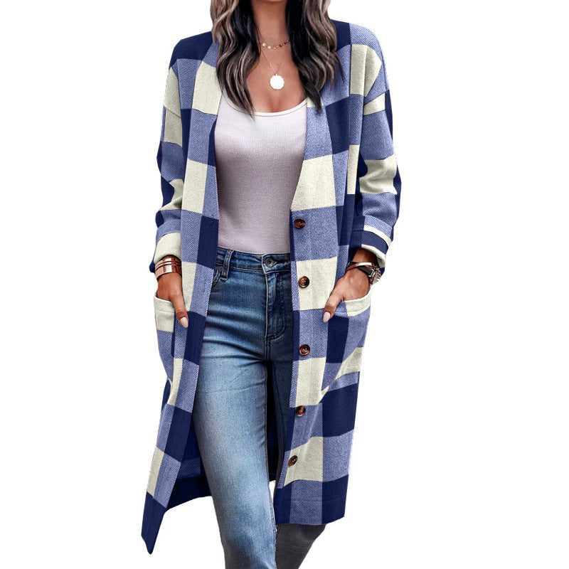Maeve Jacket with Pockets in Blue