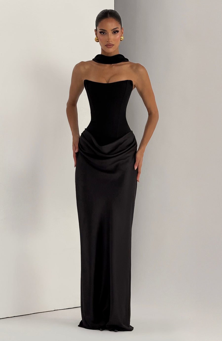 Agnes Maxi Dress – Black