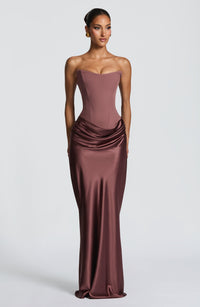 Agnes Maxi Dress – Dusty Rose