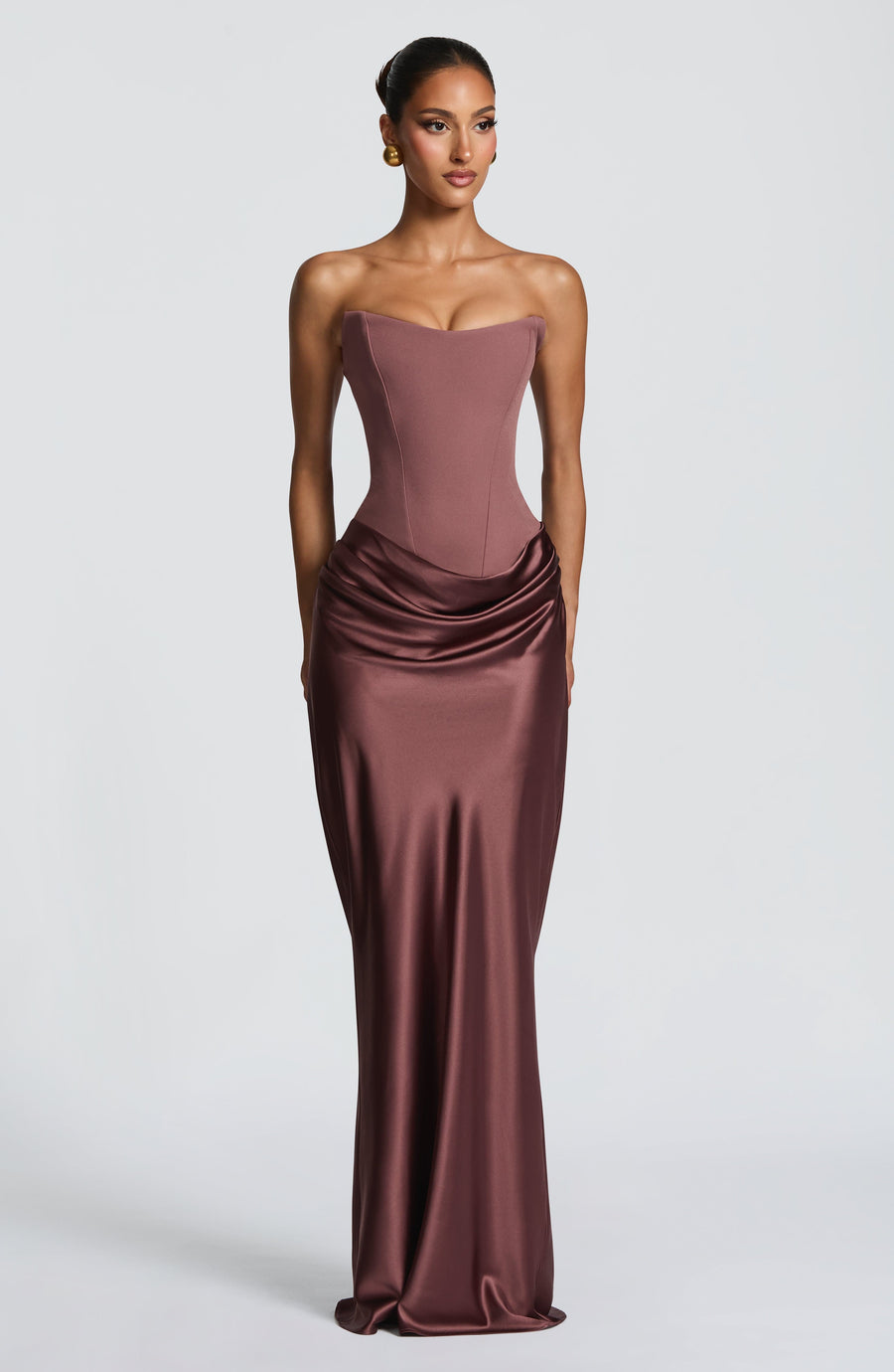 Agnes Maxi Dress – Dusty Rose