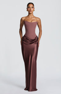 Agnes Maxi Dress – Dusty Rose