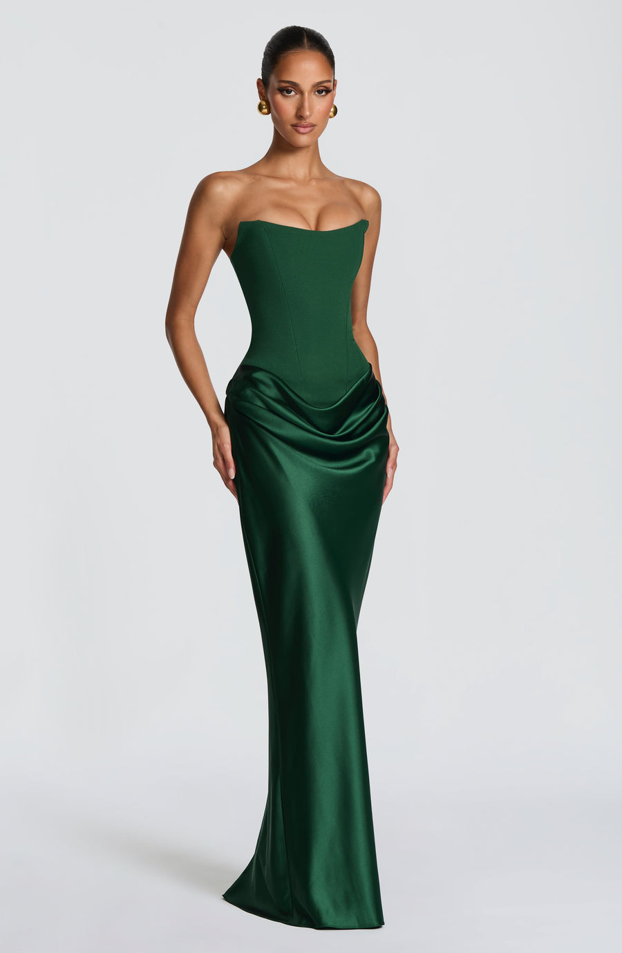Agnes Maxi Dress – Emerald