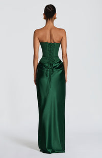 Agnes Maxi Dress – Emerald