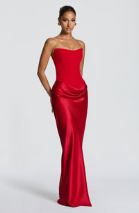 Agnes Maxi Dress – Red