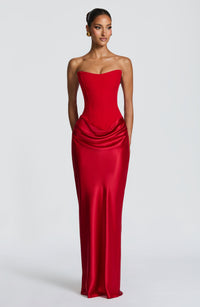 Agnes Maxi Dress – Red