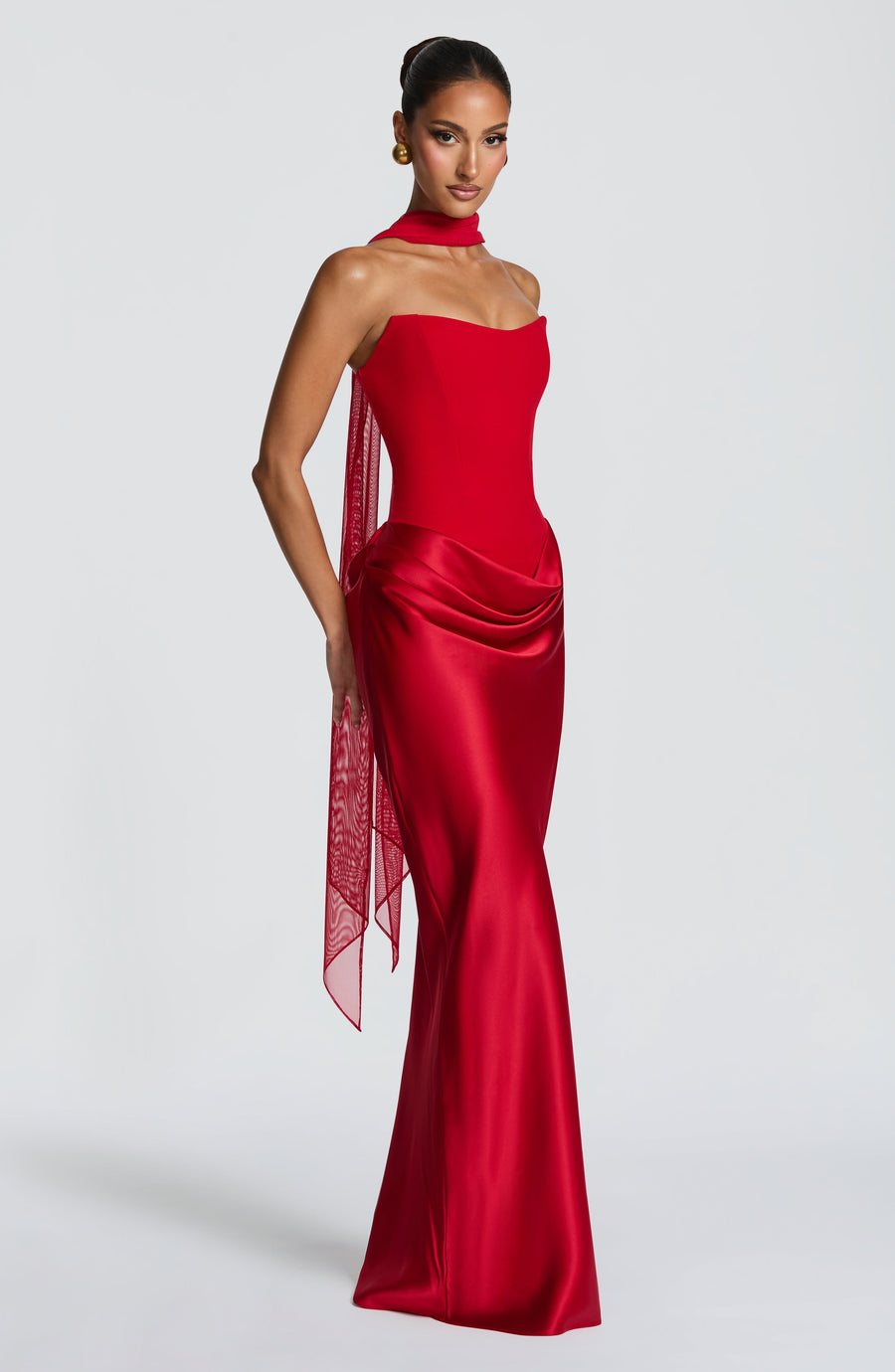 Agnes Maxi Dress – Red