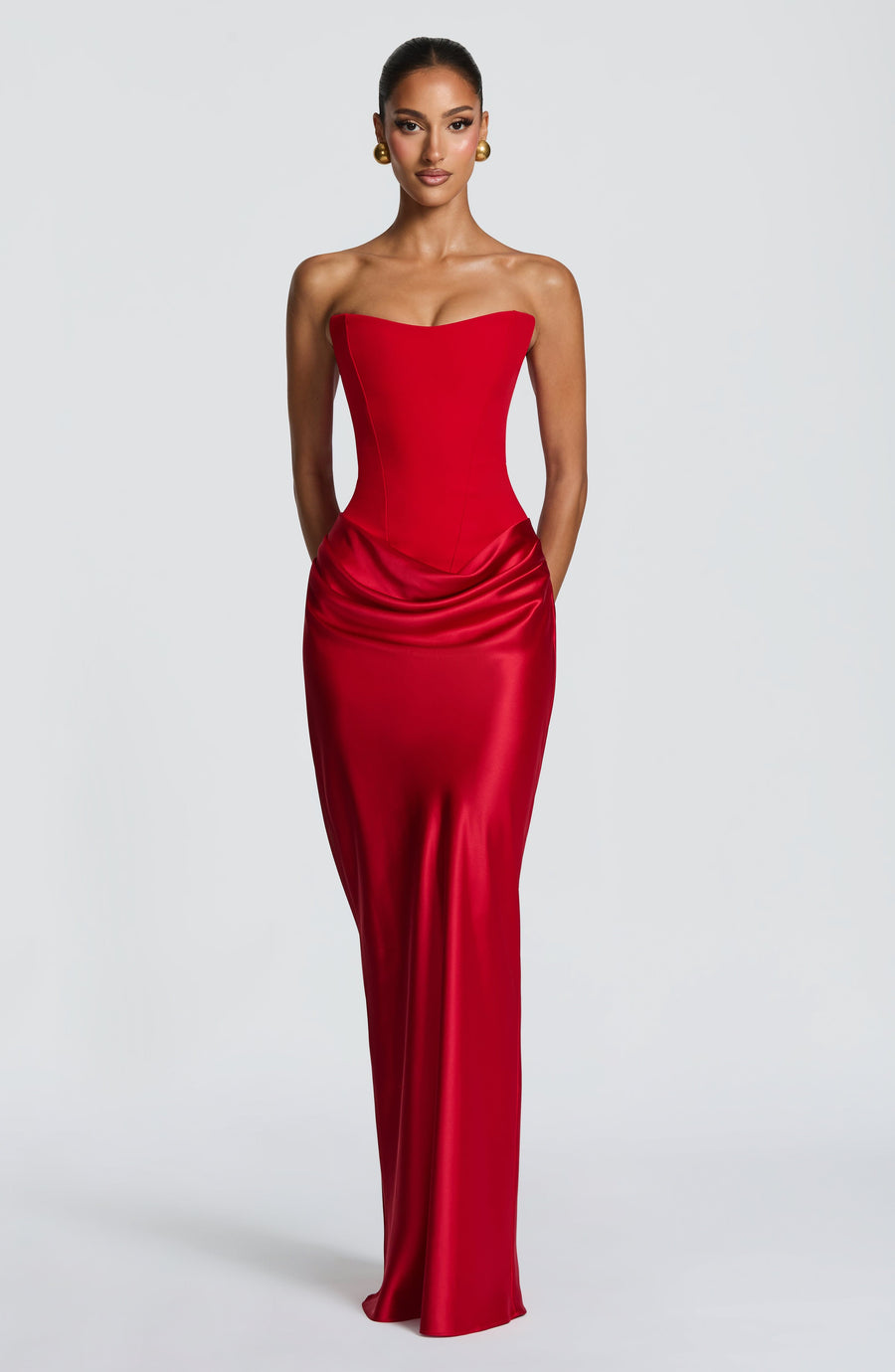 Agnes Maxi Dress – Red
