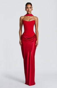 Agnes Maxi Dress – Red