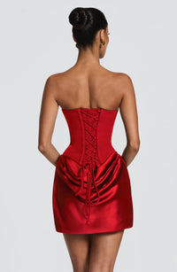 Agnes Mini Dress – Red