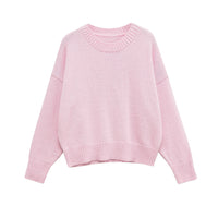 Magnolia Casual Sweater with Oversized in Pink