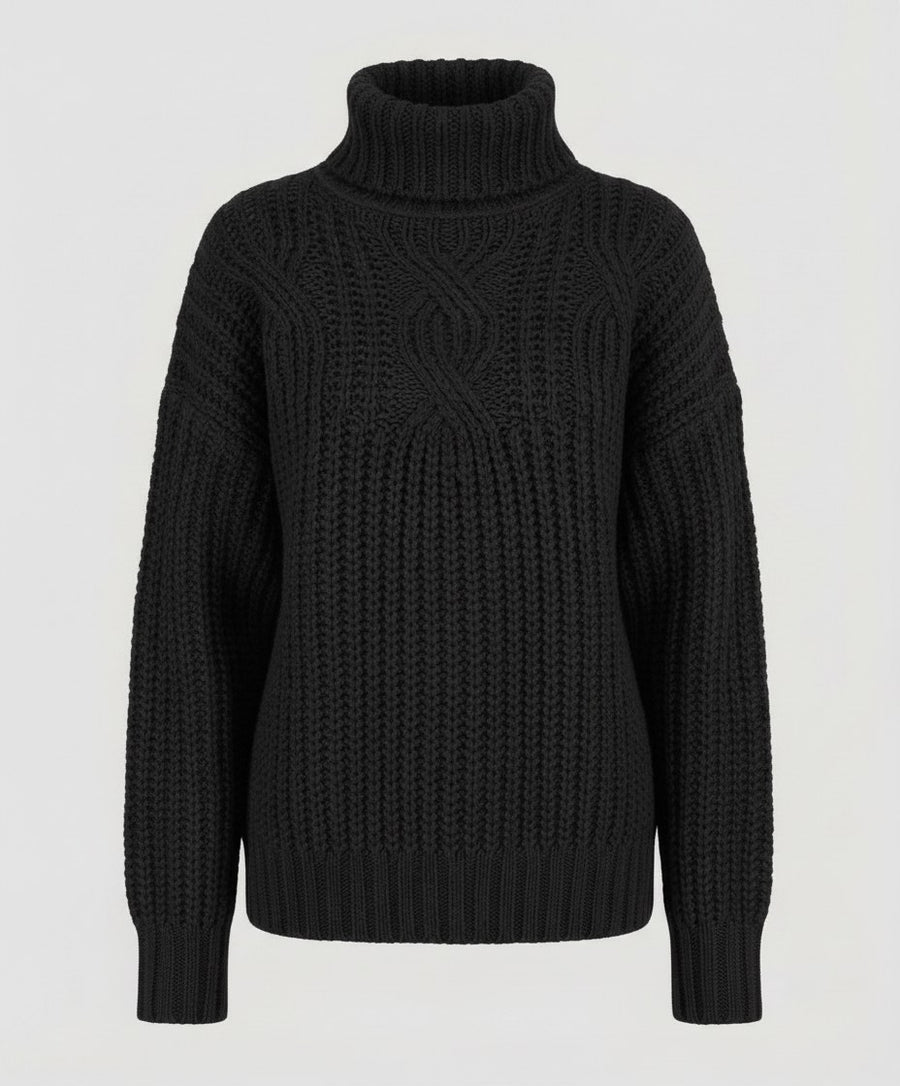 Magnolia Comfortable Sweater in Black