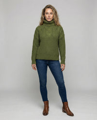 Magnolia Comfortable Sweater in Green