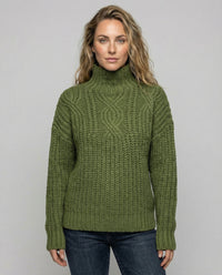 Magnolia Comfortable Sweater in Green