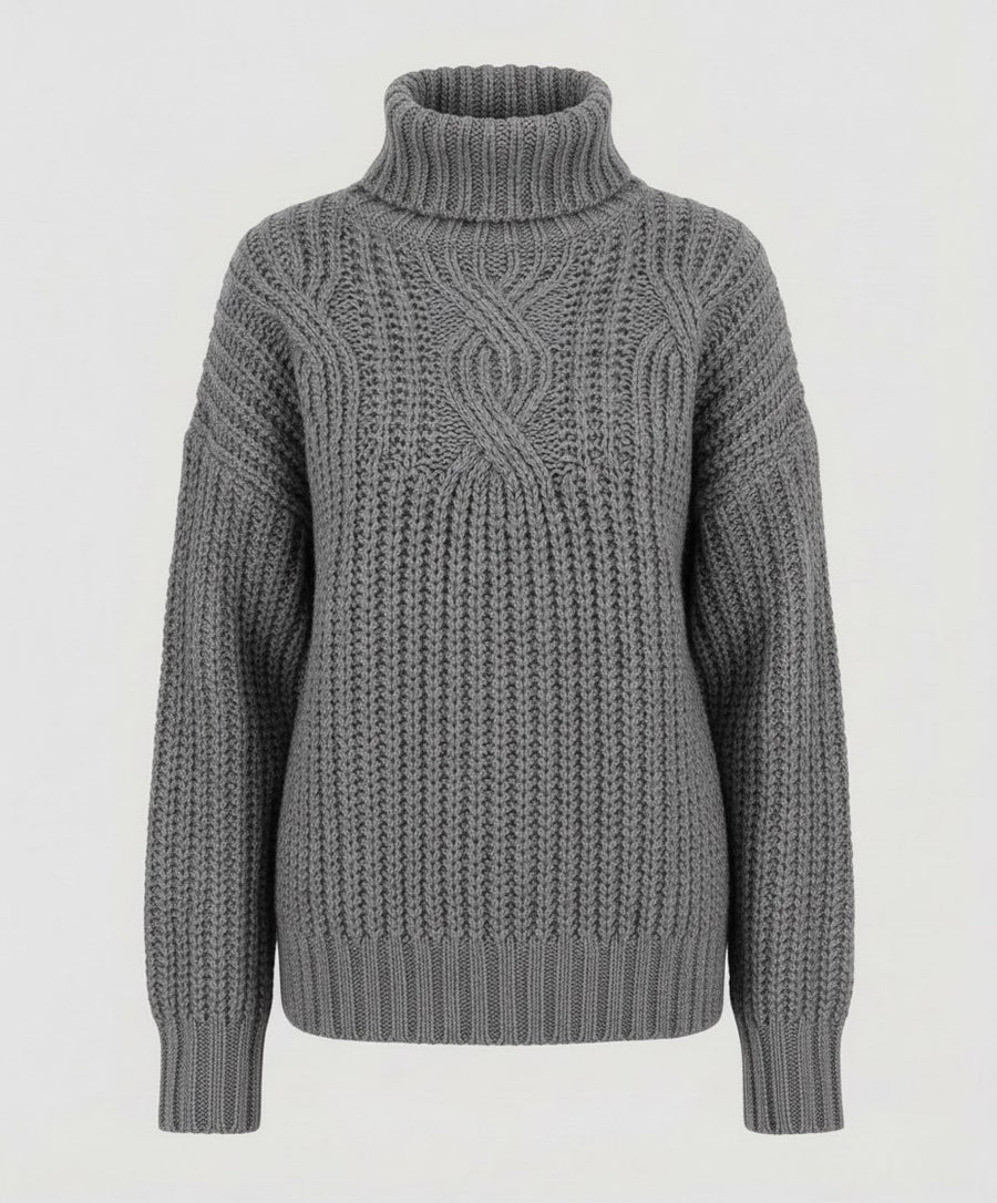 Magnolia Comfortable Sweater in Grey