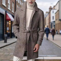 Magnus Elegant Trench Coat with Belted
