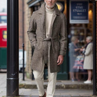 Magnus Elegant Trench Coat with Belted