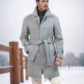 Magnus Elegant Trench Coat with Belted