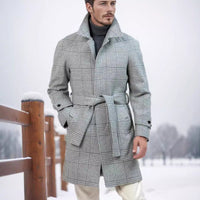 Magnus Elegant Trench Coat with Belted