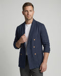 Magnus Lightweight Linen Jacket with Button Front