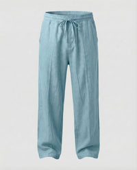 Magnus Linen Trousers in White