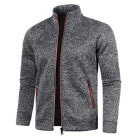 Magnus Vest with Stand Collar in Grjis