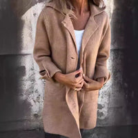 Maia Elegant Coat with Pockets