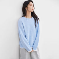 Maia Knit Sweater in Sky Blue