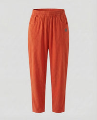 Maia Linen Trousers in Red