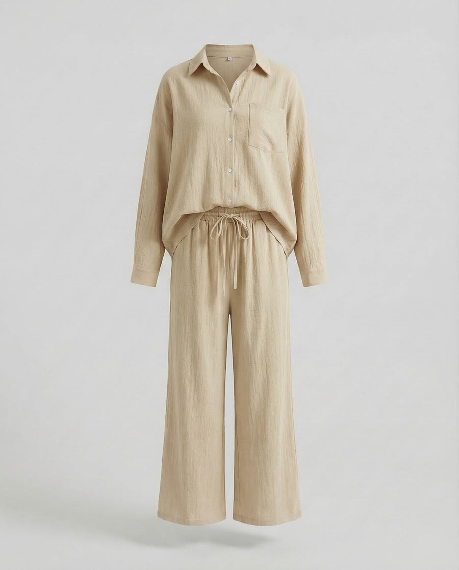 Maia Trousers in Apricot