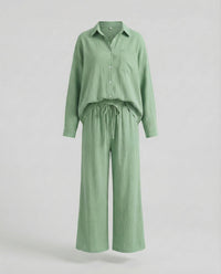 Maia Trousers in Turquoise