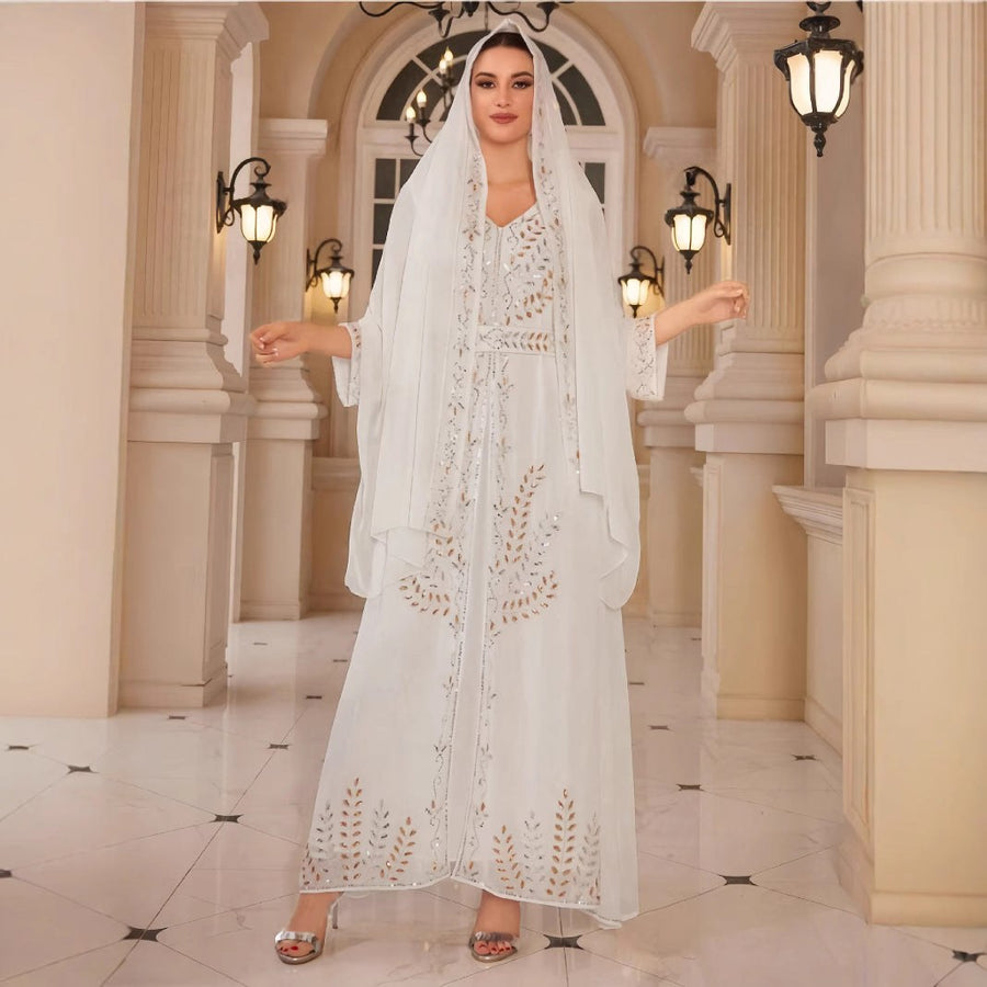 Malia Elegant Dress in White