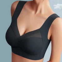 Malia Silk Bra in Black