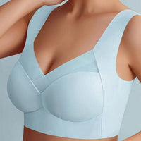 Malia Silk Bra in Blue