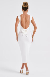 Gaia Midi Dress - Ivory